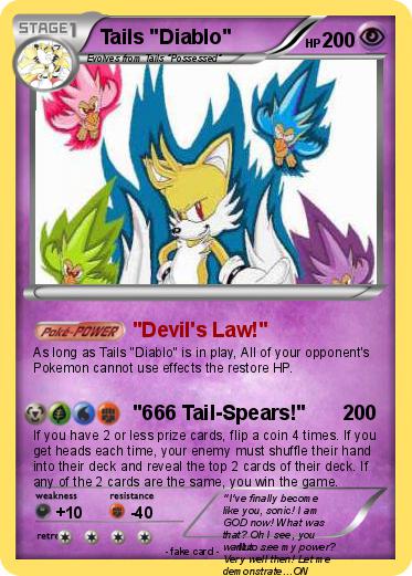 Pokemon Tails "Diablo"