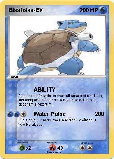 Pokemon Blastoise-EX