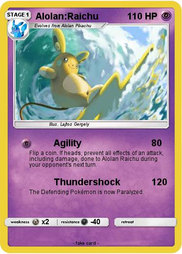 Pokemon Alolan:Raichu