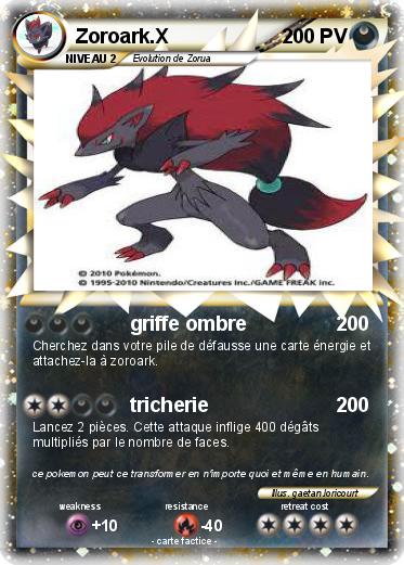 Pokemon Zoroark.X