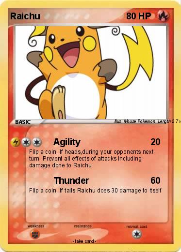 Pokemon Raichu