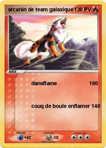 Pokemon arcanin de team galaxique
