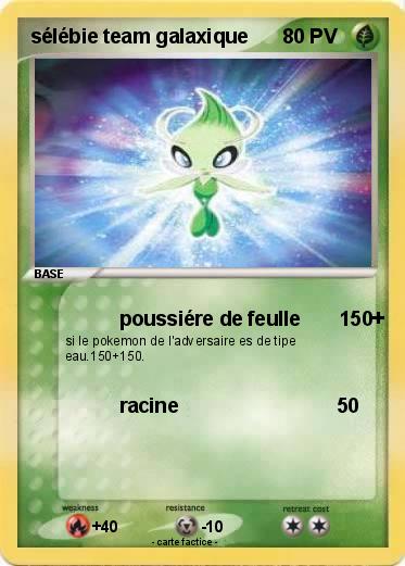 Pokemon sélébie team galaxique