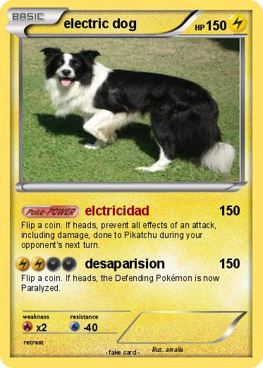 Pokemon electric dog