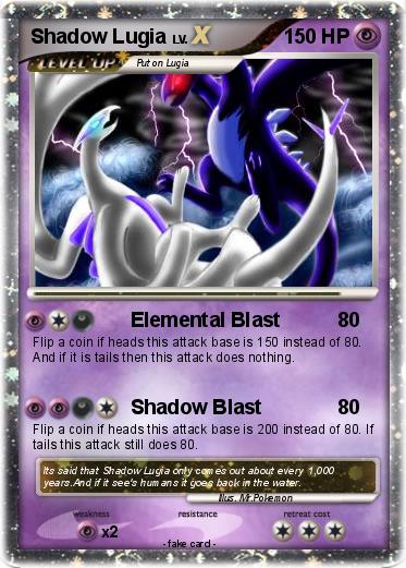 Pokemon Shadow Lugia