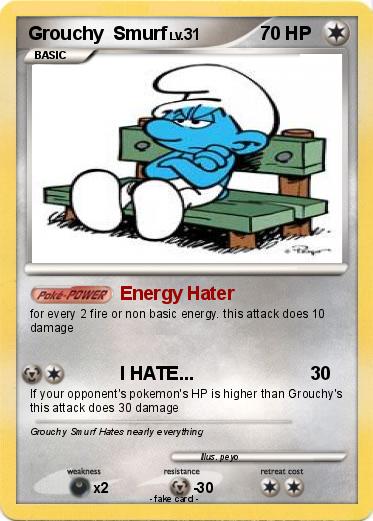 Pokemon Grouchy  Smurf