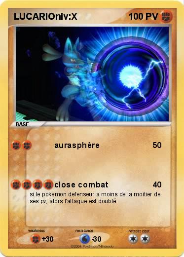 Pokemon LUCARIOniv:X