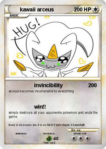 Pokemon kawaii arceus