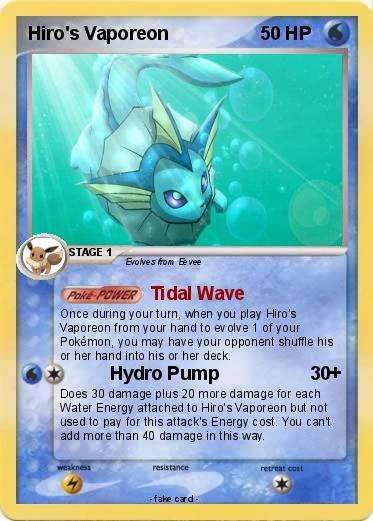 Pokemon Hiro's Vaporeon
