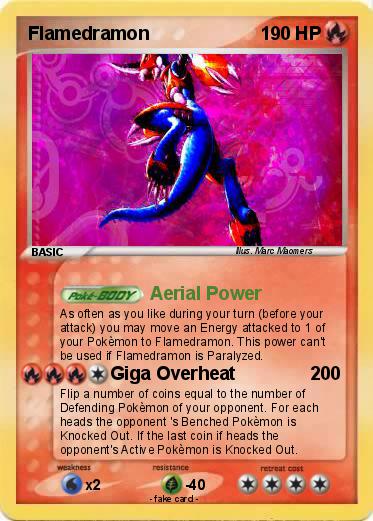 Pokemon Flamedramon