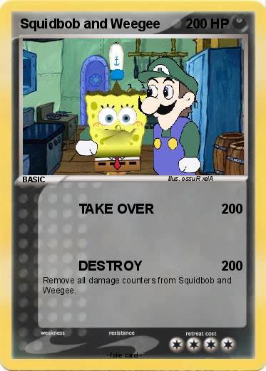 Pokemon Squidbob and Weegee