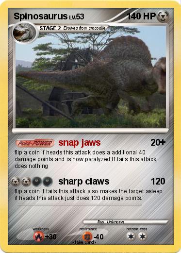 Pokemon Spinosaurus