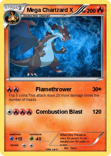 Pokemon Mega Charizard X