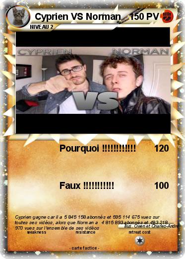 Pokemon Cyprien VS Norman