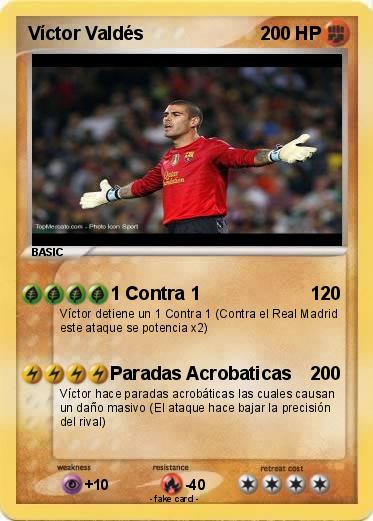 Pokemon Víctor Valdés