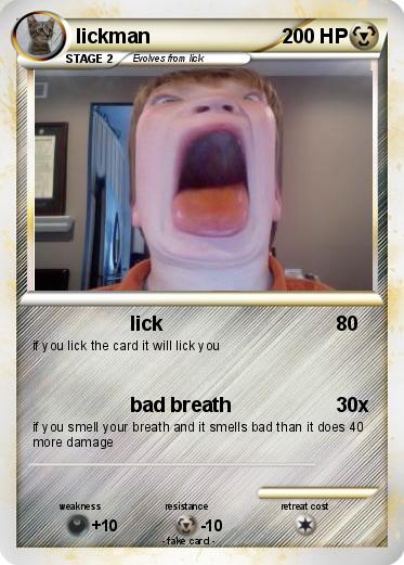 Pokemon lickman