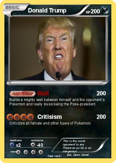 Pokemon Donald Trump