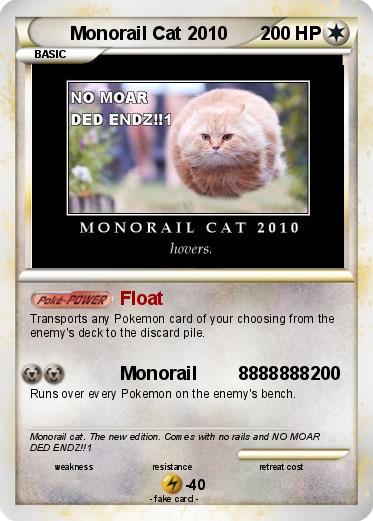 Pokemon Monorail Cat 2010