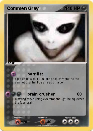 Pokemon Commen Gray