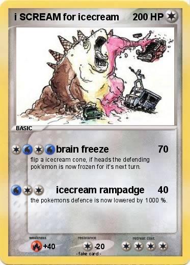 Pokemon i SCREAM for icecream