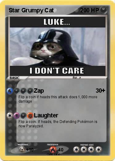 Pokemon Star Grumpy Cat