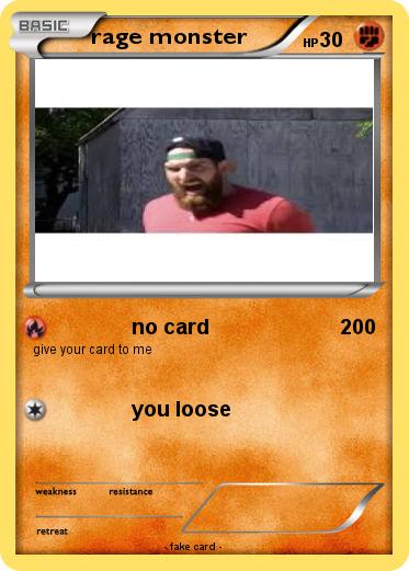 Pokemon rage monster