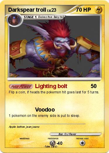 Pokemon Darkspear troll