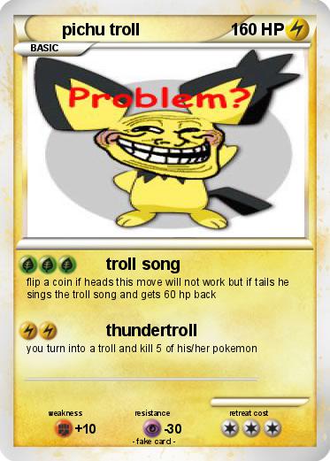 Pokemon pichu troll