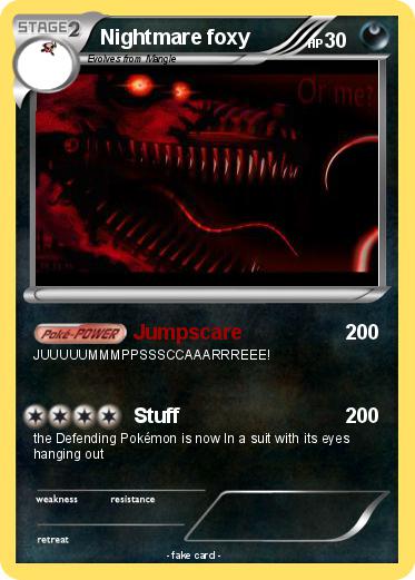 Pokemon Nightmare foxy