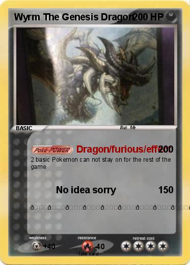 Pokemon Wyrm The Genesis Dragon