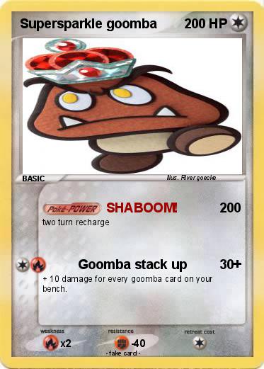 Pokemon Supersparkle goomba