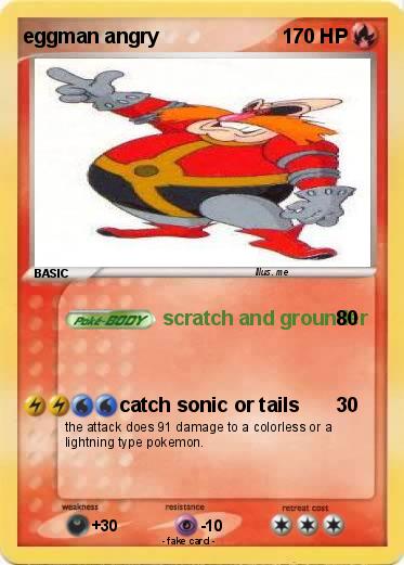 Pokemon eggman angry
