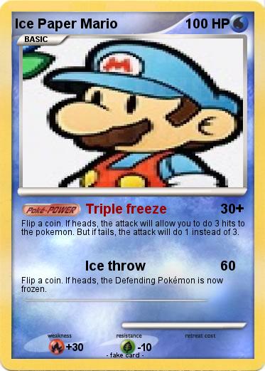 Pokemon Ice Paper Mario