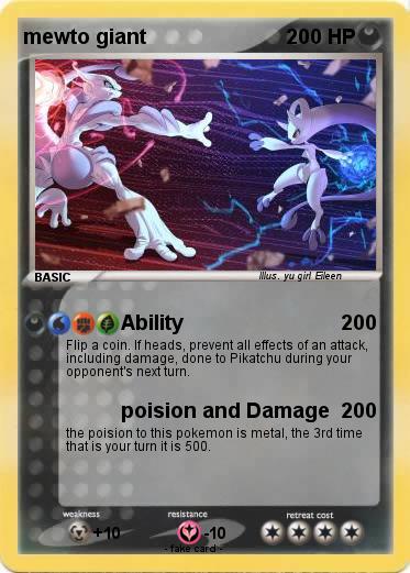 Pokemon mewto giant