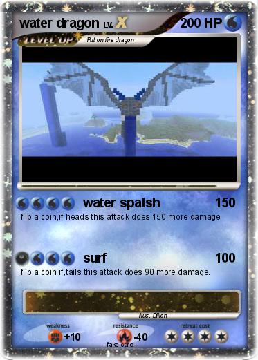 Pokemon water dragon