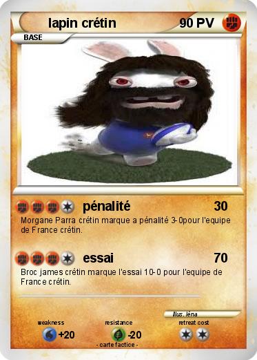 Pokemon lapin crétin