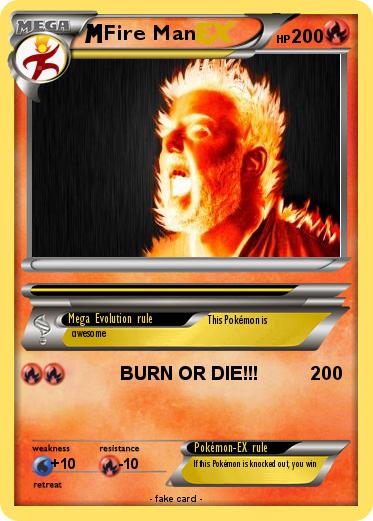 Pokemon Fire Man