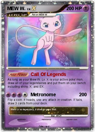 Pokemon MEW W.