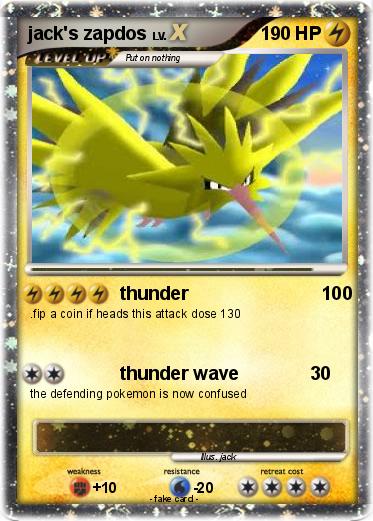 Pokemon jack's zapdos