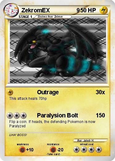 Pokemon ZekromEX                 9