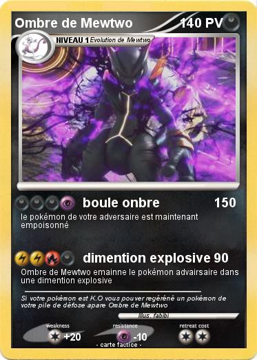 Pokemon Ombre de Mewtwo