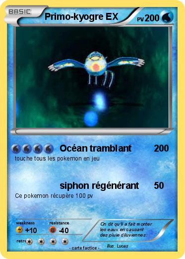 Pokemon Primo-kyogre EX