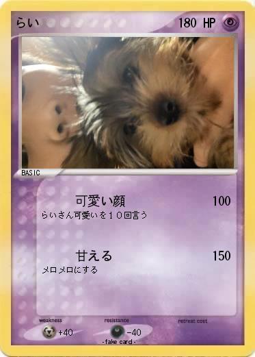 Pokemon らい