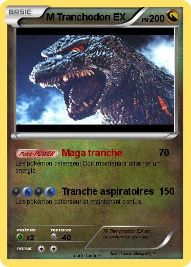Pokemon M Tranchodon EX