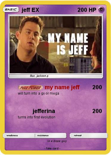 Pokemon jeff EX