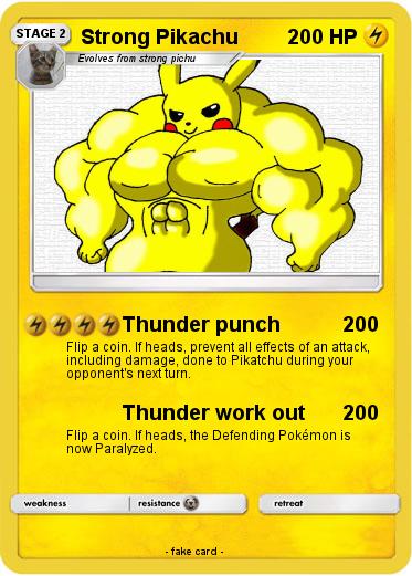 Pokemon Strong Pikachu
