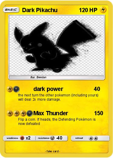 Pokemon Dark Pikachu