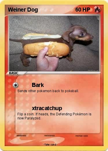 Pokemon Weiner Dog
