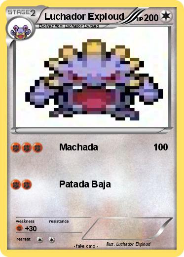 Pokemon Luchador Exploud