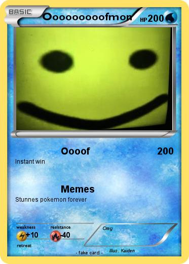 Pokemon Ooooooooofmon